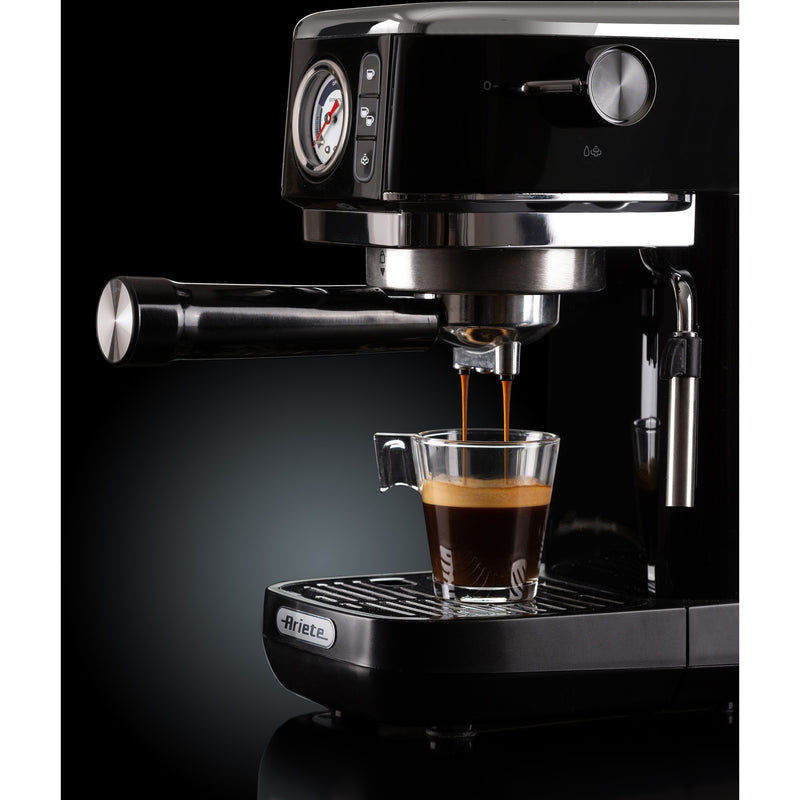 Afbeelding laden in galerijviewer, Ariete moderna espresso slim 1381 12 espressomachine (zwart)
