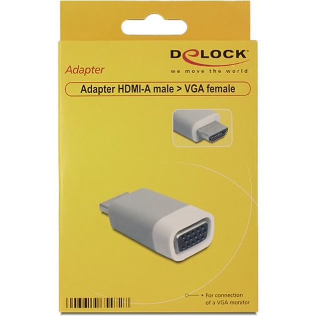 Afbeelding laden in galerijviewer, Delock hdmi naar vga adapter (grijs)
