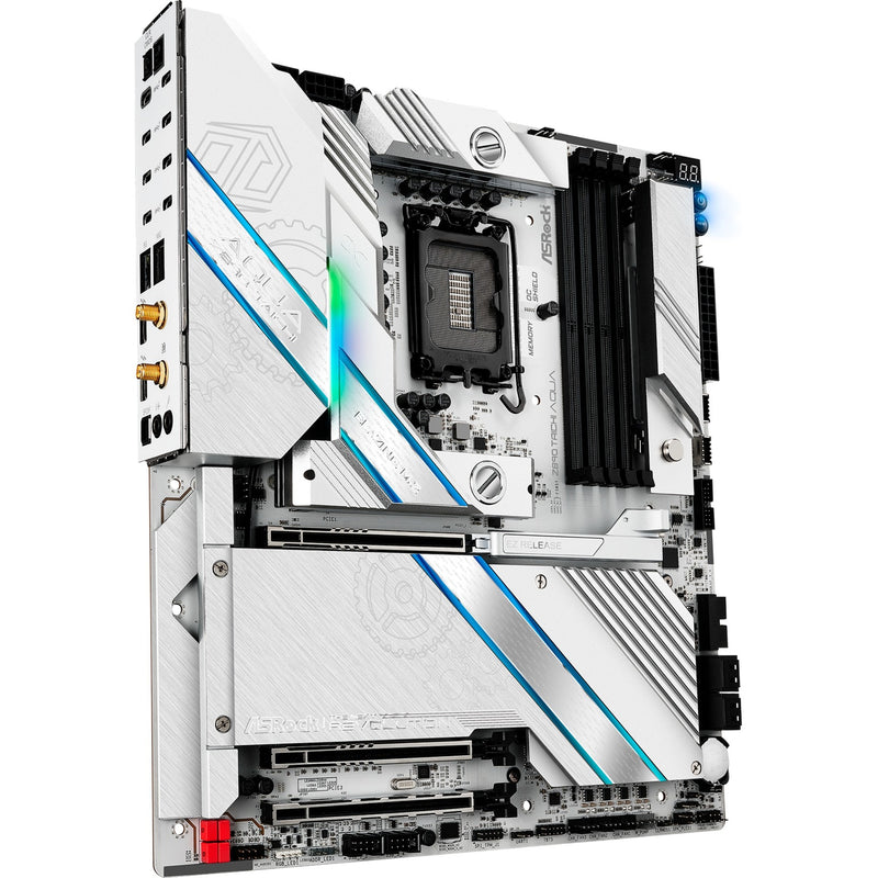 Afbeelding laden in galerijviewer, Asrock z890 taichi aqua socket 1851 moederbord (zwart, raid, 10gb-lan, 5gb-lan, wi-fi 7, bt, sound, e-atx)

