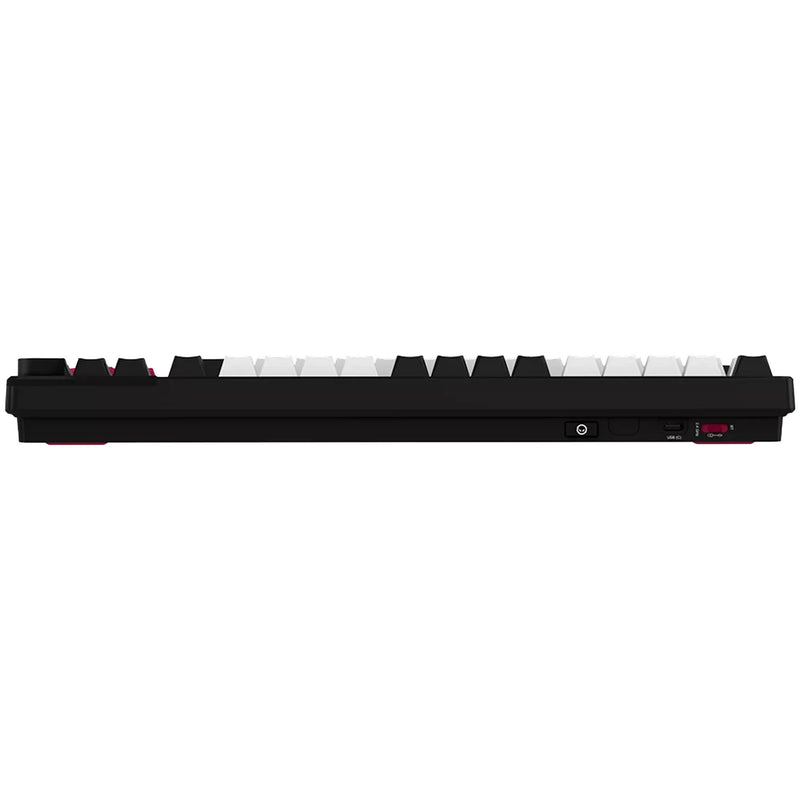 Afbeelding laden in galerijviewer, Lorgar kbp70tklw rgb mechanisch gaming toetsenbord (zwart, us lay-out (qwerty), logar toxic purple, 80% (tkl), rgb, hot-swappable, pbt double-shot, bluetooth | 2.4ghz | usb)
