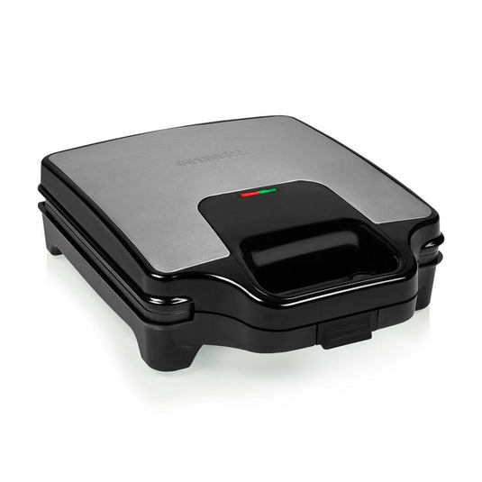 Princess sandwich maker supreme xxl sandwichmaker (zwart roestvrij staal, rvs | anti-aanbaklaag | 1600 w)
