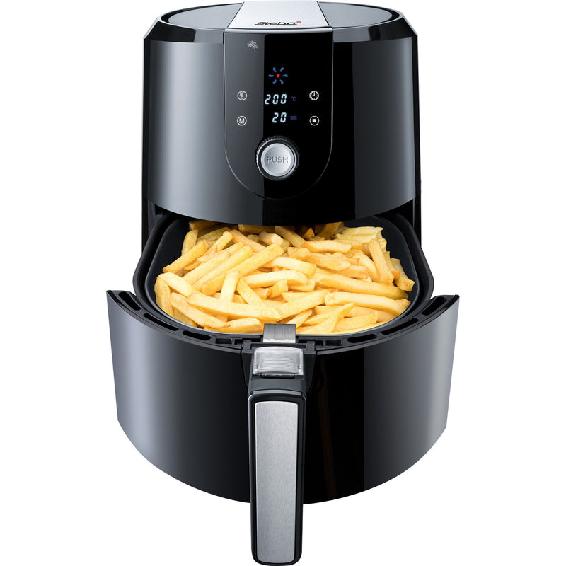 Afbeelding laden in galerijviewer, Steba hf 5000 xl heteluchtfriteuse (zwart roestvrij staal, 5,2 liter)
