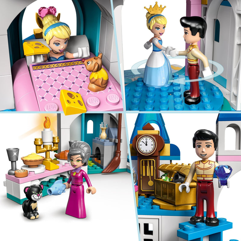 Afbeelding laden in galerijviewer, Lego disney princess - het kasteel van assepoester en de knappe prins constructiespeelgoed (43206)
