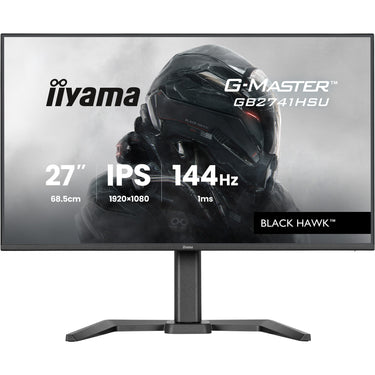 Iiyama g-master black hawk gb2741hsu-b1 27 gaming monitor (zwart, hdmi, displayport, 2x usb-a, usb-b, 144 hz)
