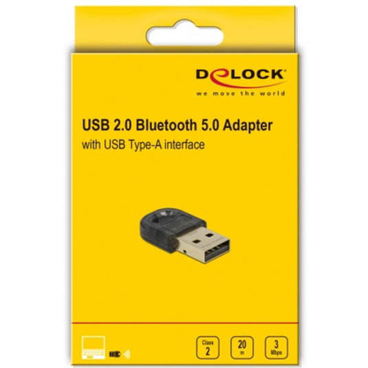 Delock usb 2.0 bluetooth 5.0 mini adapter bluetooth adapter