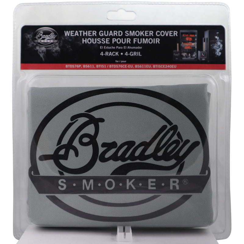Afbeelding laden in galerijviewer, Bradley weerbestendige hoes 4 rack beschermkap (grijs, voor 4 rack - original smoker bs611eu )
