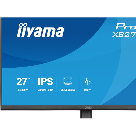 Iiyama prolite xb2791qs-b1 27 monitor (zwart (mat), hdmi, displayport, audio)