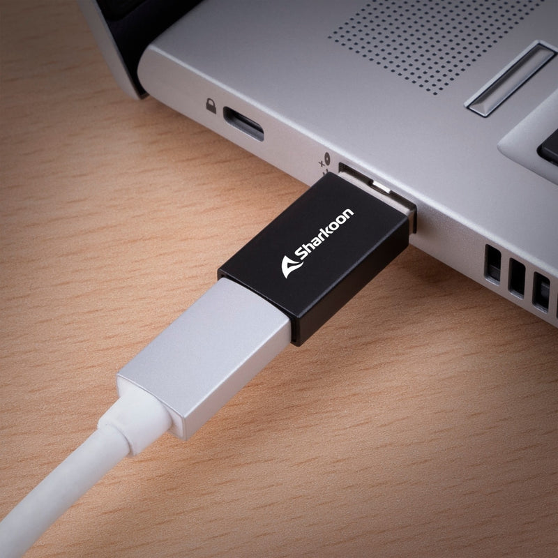 Afbeelding laden in galerijviewer, Sharkoon officepal usb-c adapters (zwart)
