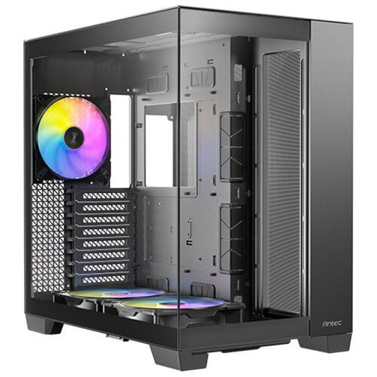Antec c8 argb midi tower behuizing (zwart | 2x usb-a | 1x usb-c | tempered glass)