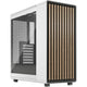 Fractal design north midi tower behuizing (wit houtkleur | 2x usb-a | 1x usb-c | tempered glass)