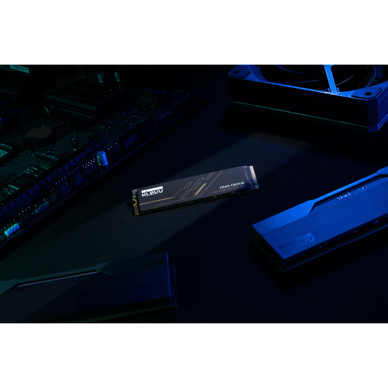 Afbeelding laden in galerijviewer, Klevv cras c925g 1 tb ssd (zwart, k01tbm2sp0-25g, pcie gen 4.0 x4, nvme 2.0)
