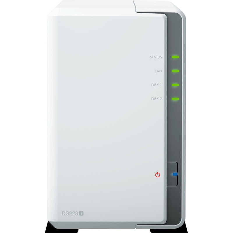 Afbeelding laden in galerijviewer, Synology diskstation ds223j nas (wit, 2x usb 3.2 gen 1)
