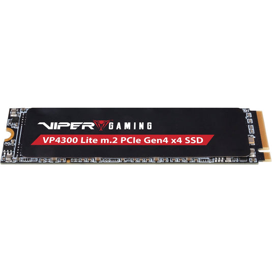 Patriot vp4300 lite 4 tb ssd (zwart, pcie 4.0 x4, nvme 2.0, m.2 2280)