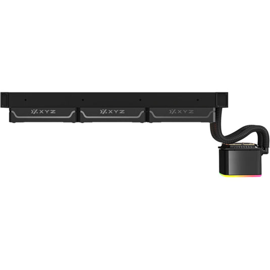 Xyz pc gear aquapulse aio 360 waterkoeling (zwart, argb, pwm)