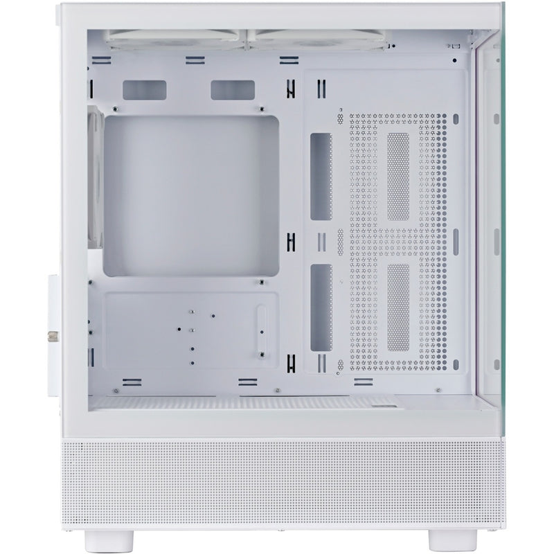 Afbeelding laden in galerijviewer, Silverstone lucid 04 mini tower behuizing (wit | 2x usb-a | 1x usb-c | rgb | tempered glass)
