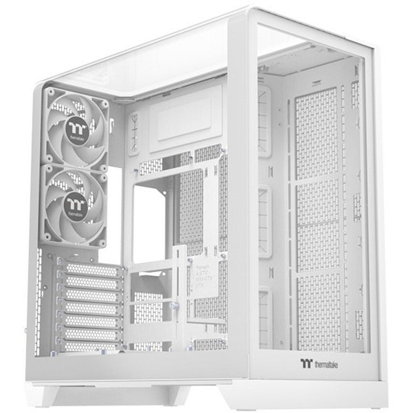 Afbeelding laden in galerijviewer, Thermaltake view 390 tg snow midi tower behuizing (wit | 2x usb-a | 1x usb-c | tempered glass)
