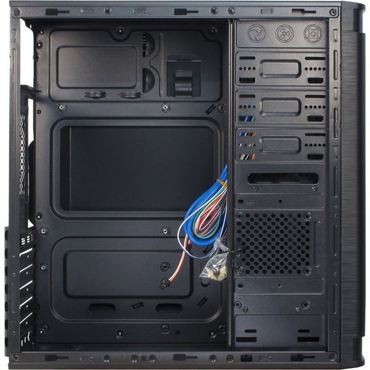 Inter-tech it- 5905 midi tower behuizing (zwart | 2x usb-a)