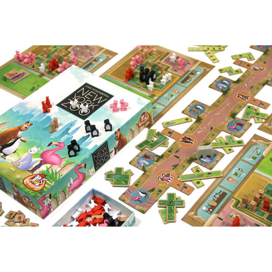 White goblin games new york zoo bordspel (nederlands, 1 - 5 spelers, 30 minuten, vanaf 10 jaar)