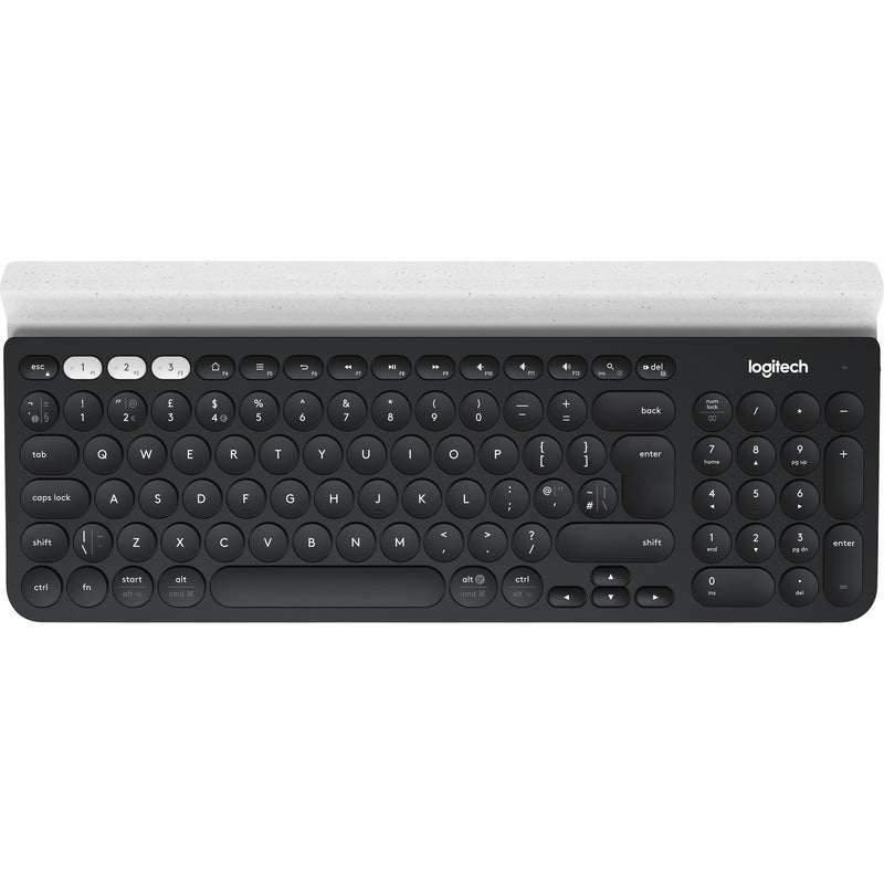 Afbeelding laden in galerijviewer, Logitech k780 multi device draadloos toetsenbord (eu lay-out (qwerty), bluetooth)
