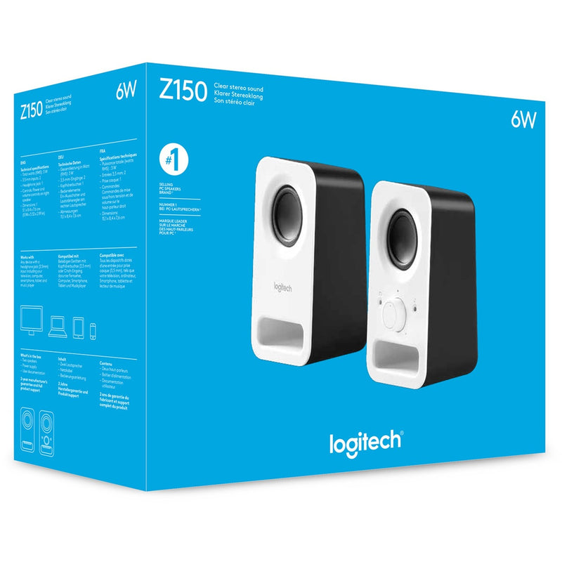 Afbeelding laden in galerijviewer, Logitech z150 multimedia speakers pc-luidspreker (wit)
