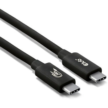 Club 3d usb-c 80gbps certified 240w 8k 240hz kabel (zwart, 1.2m)