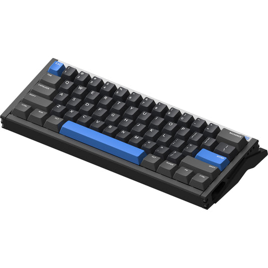 Iqunix ez60 magnetic switch gaming he keyboard (zwart, us lay-out (qwerty), gateron star trail, 60%, rgb, double shot pbt keycaps)