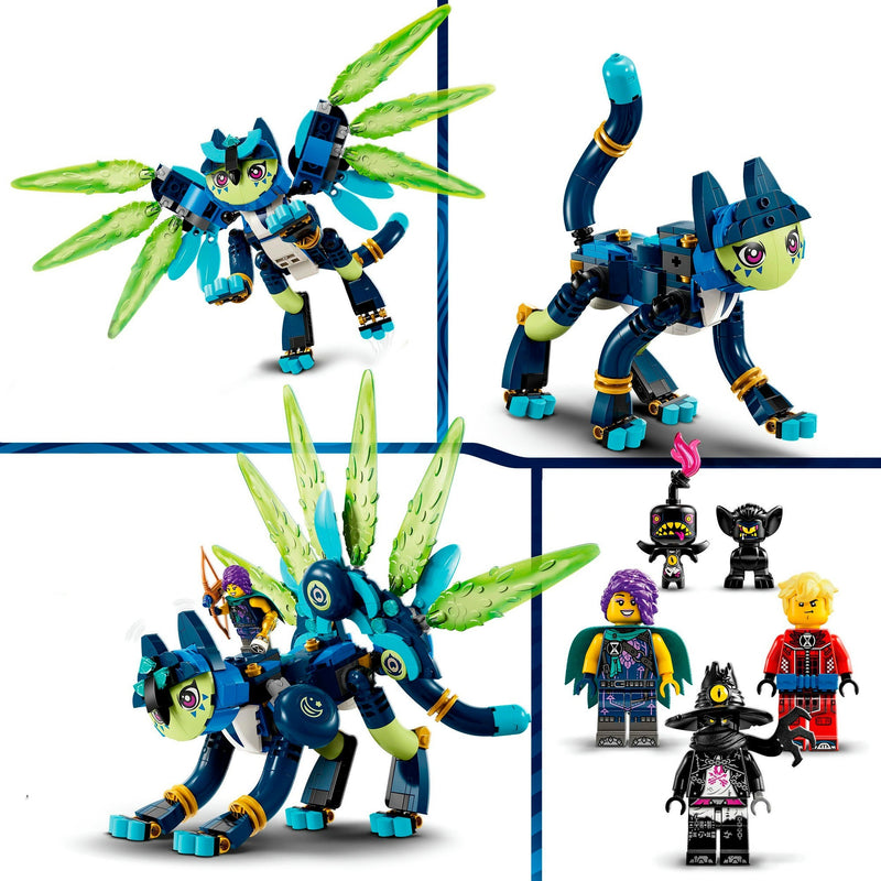 Afbeelding laden in galerijviewer, Lego dreamzzz - zoey en zian de kattenuil constructiespeelgoed (71476)
