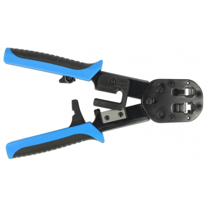 Afbeelding laden in galerijviewer, Delock rj45 crimp + cut set krimptang (zwart blauw)
