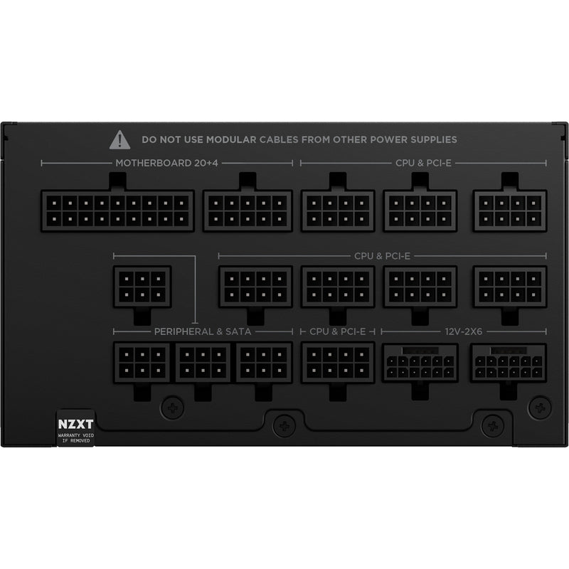 Afbeelding laden in galerijviewer, Nzxt c1500 platinum modulaire 1500 watt voeding (zwart, 2x 12v-2x6, 6x pcie)
