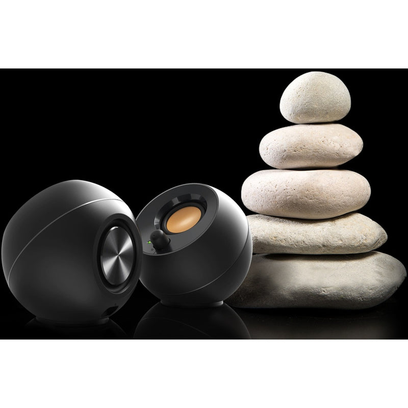 Afbeelding laden in galerijviewer, Creative pebble pc-luidspreker (zwart, usb)
