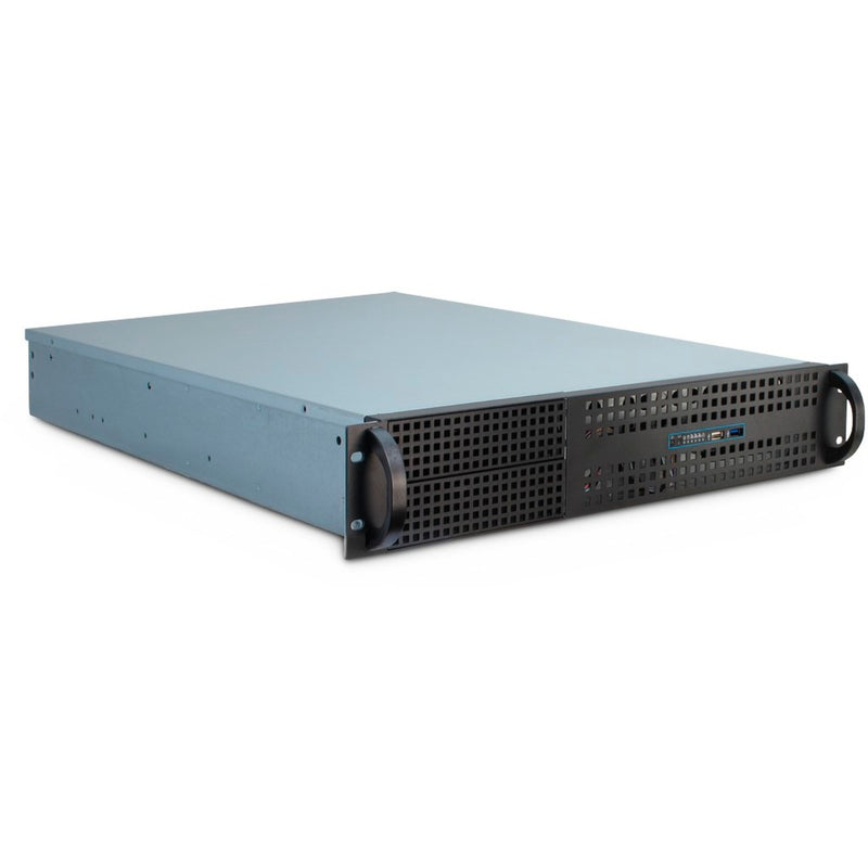 Afbeelding laden in galerijviewer, Inter-tech 2u-2129-n rack behuizing (zwart | 2x usb-a)
