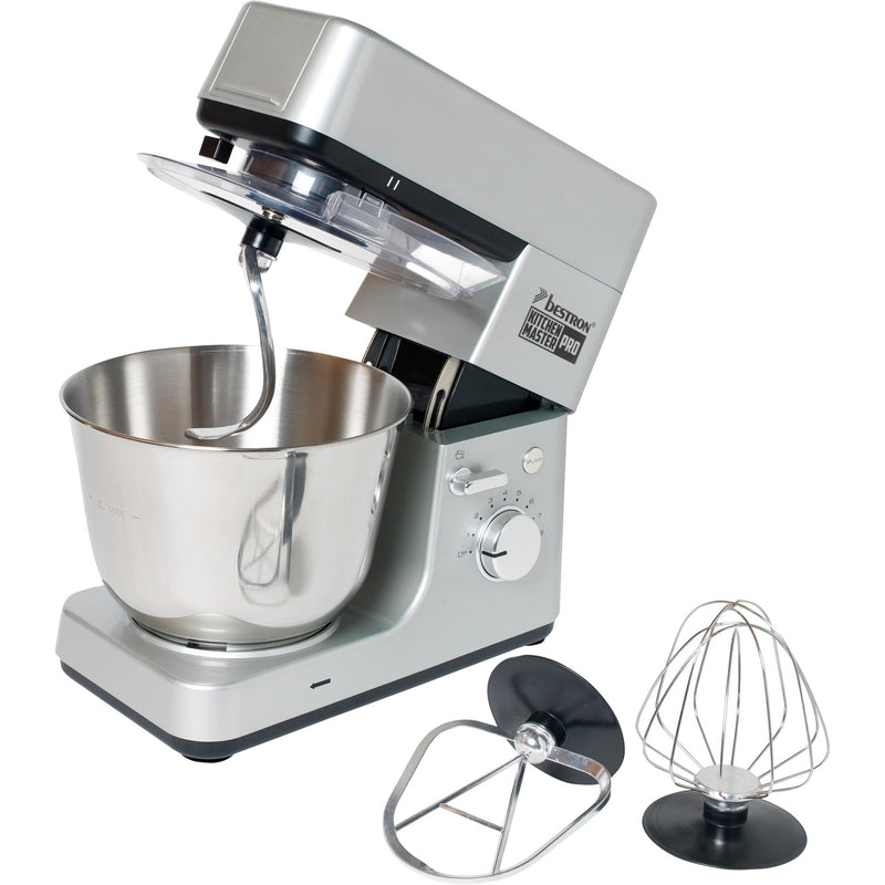 Afbeelding laden in galerijviewer, Bestron akm1600s 4-in-1 keukenmachine kitchen master pro (zilver)
