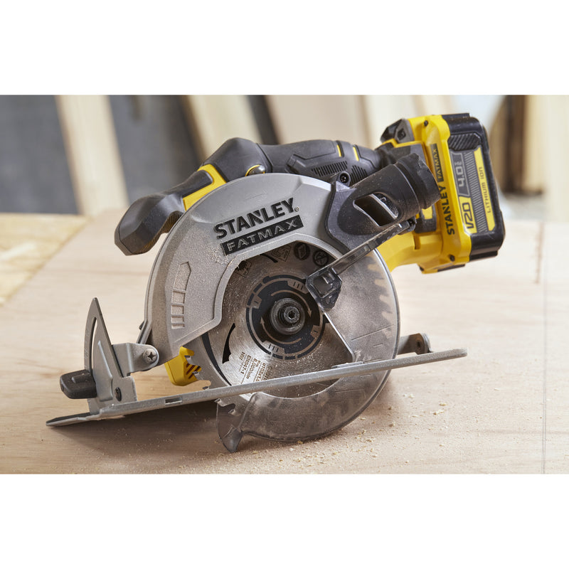 Afbeelding laden in galerijviewer, Stanley fatmax v20 18v handcirkelzaag (zwart geel, accu en oplader niet inbegrepen)

