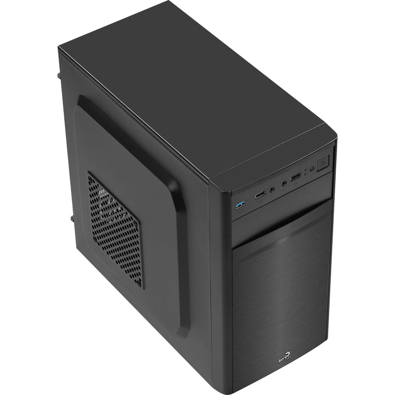 Afbeelding laden in galerijviewer, Aerocool cs-103 mini tower behuizing (zwart | 3x usb-a)
