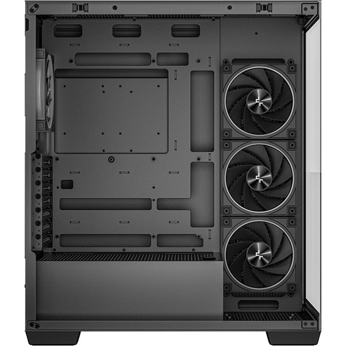 Afbeelding laden in galerijviewer, Deepcool cg580 4f v2 midi tower behuizing (zwart | 2x usb-a | 1x usb-c | rgb | tempered glass)
