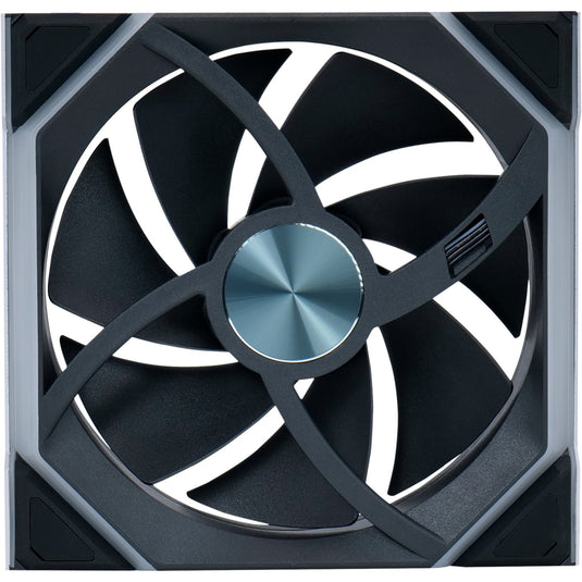 Lian li uni fan sl120 wireless rgb case fans (zwart, 3 stuks, 120 x 124.5 x 28 mm, pwm)