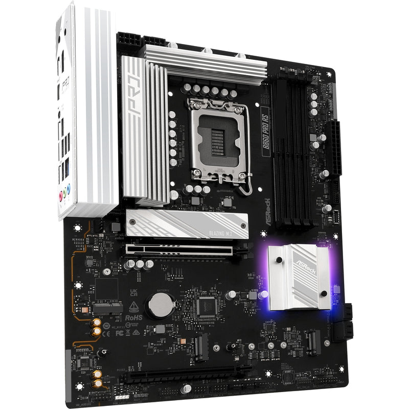 Afbeelding laden in galerijviewer, Asrock b860 pro rs socket 1851 moederbord (raid, 2.5 gb-lan, sound, atx)
