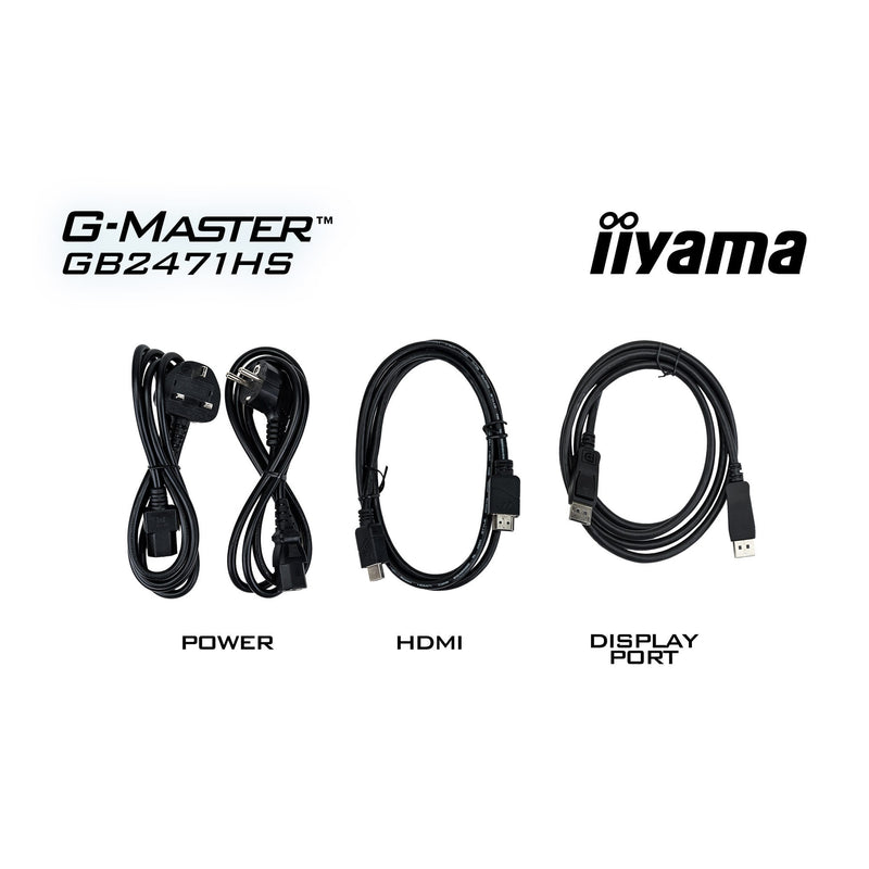Afbeelding laden in galerijviewer, Iiyama g-master red eagle gb2471hs-b1 23.8 gaming monitor (zwart, 2x hdmi, displayport, 240 hz)
