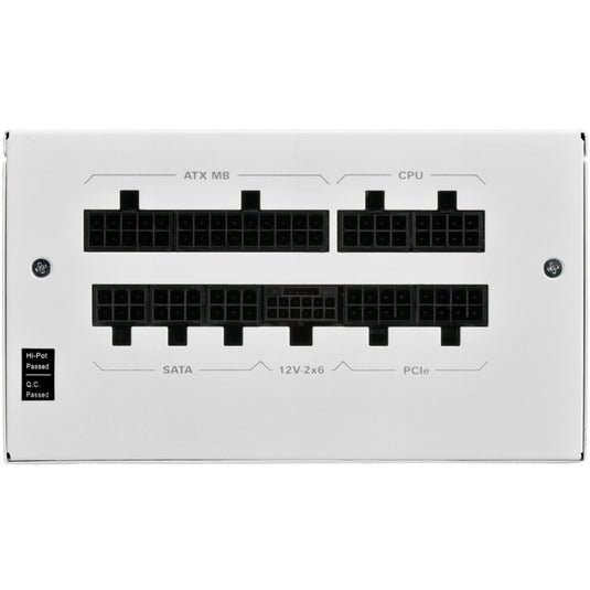 Sharkoon rebel p20 1200 white modulaire 1200 watt voeding (wit, 1x 12v-2x6, 4x pcie)