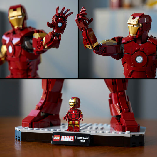 Lego marvel - iron man mark 3 – verzameleditie constructiespeelgoed (76344)