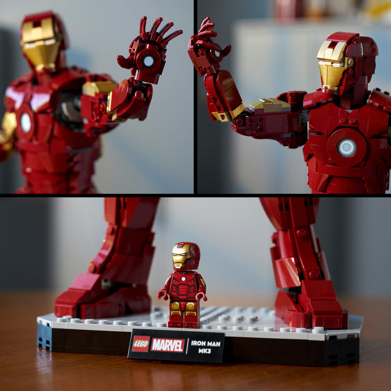 Afbeelding laden in galerijviewer, Lego marvel - iron man mark 3 – verzameleditie constructiespeelgoed (76344)
