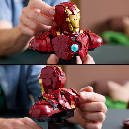 Lego marvel - iron man mk4 buste constructiespeelgoed (76327)
