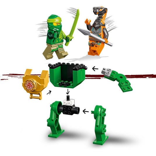 Lego ninjago - lloyd's ninjamecha constructiespeelgoed (71757)