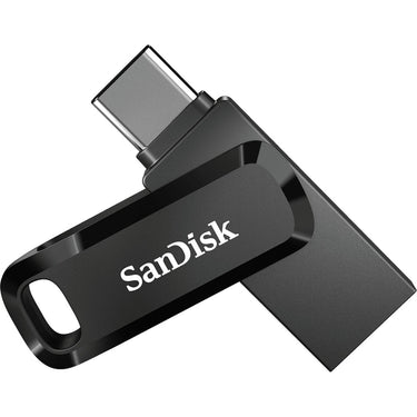 Sandisk ultra dual drive go 64 gb usb-stick (zwart, usb-a 3.2 (5 gbit s), usb-c 3.2 (5 gbit s))