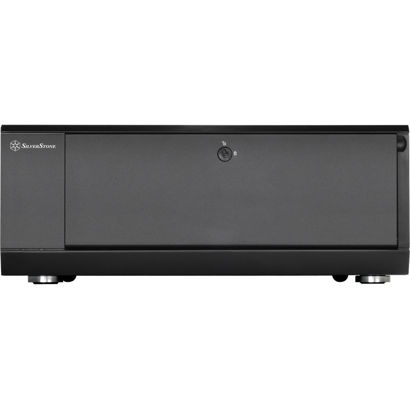 Afbeelding laden in galerijviewer, Silverstone sst-gd10b htpc behuizing (zwart | 2x usb-a)
