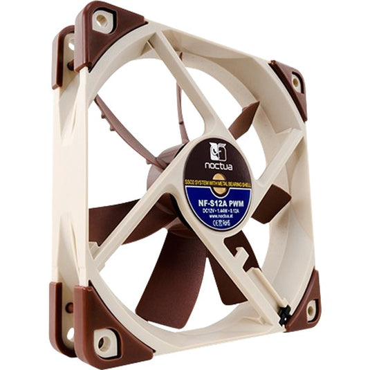 Noctua nf-s12a pwm case fan (bruin, 120 x 120 x 25 mm)