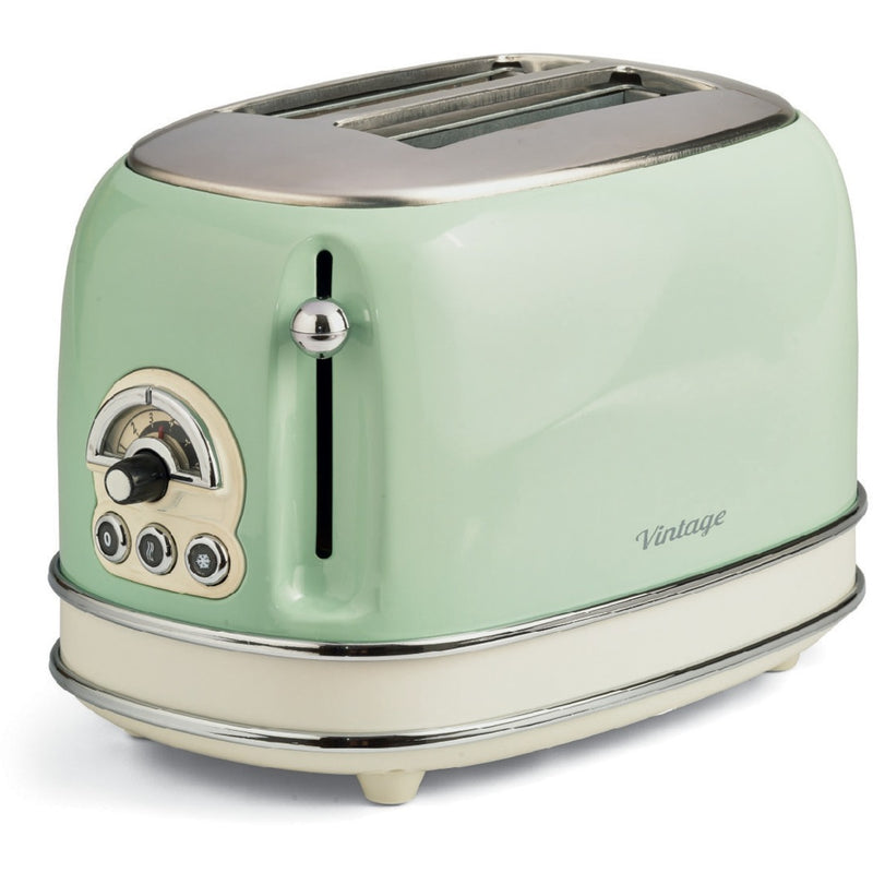 Afbeelding laden in galerijviewer, Ariete vintage broodrooster 0155 14 (lichtgroen)
