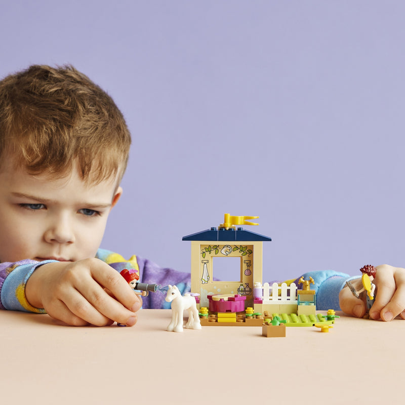 Afbeelding laden in galerijviewer, Lego friends - ponywasstal constructiespeelgoed (41696)
