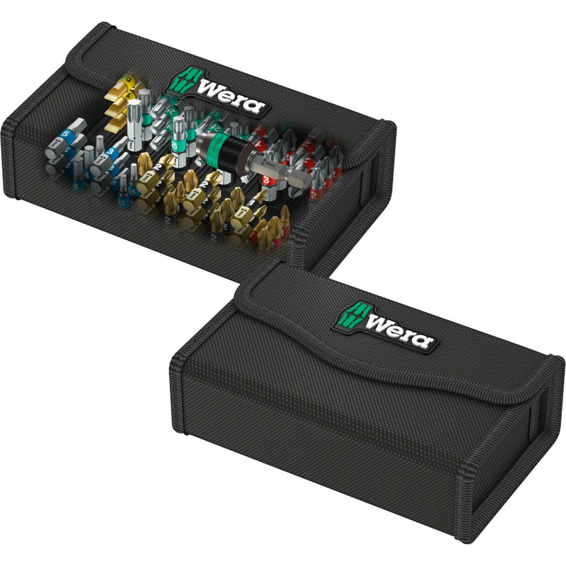 Afbeelding laden in galerijviewer, Wera bit-safe 61 universal 1, 61‑delig bitset (zwart groen)
