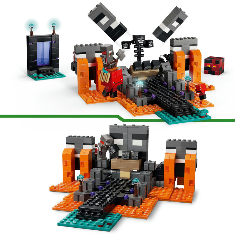 Afbeelding laden in galerijviewer, Lego minecraft de wither-strijd videogame speelgoed voor kinderen - 21590
